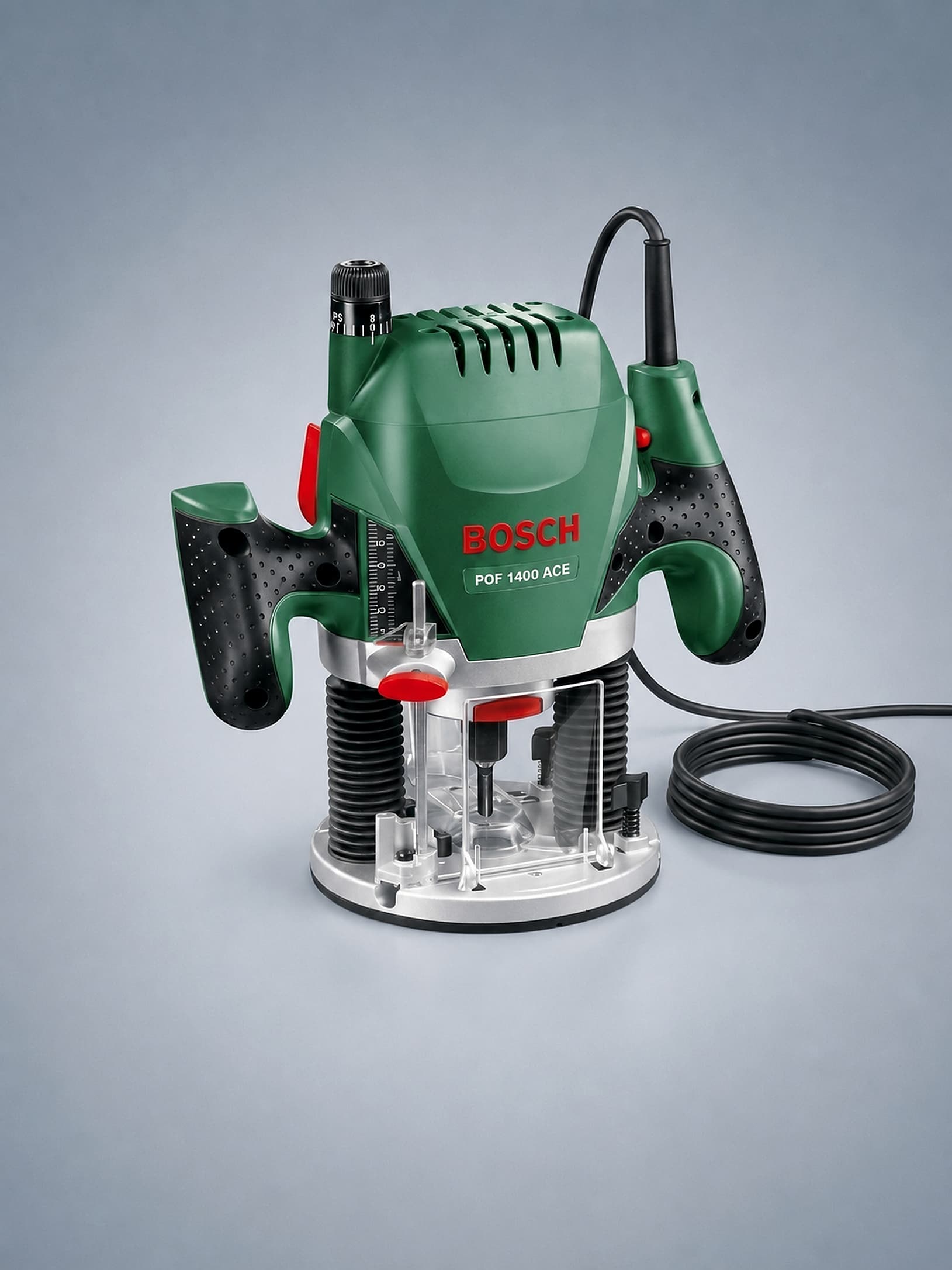 Bosch Oberfräse 1400 ACE mit Fräsersatz mieten